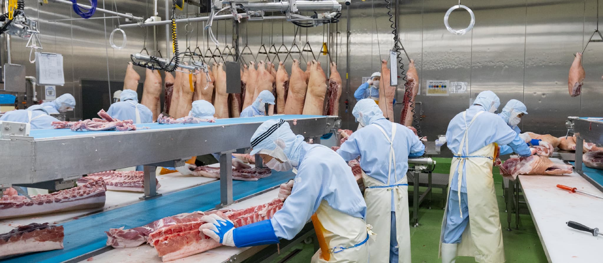 加工作業中の写真